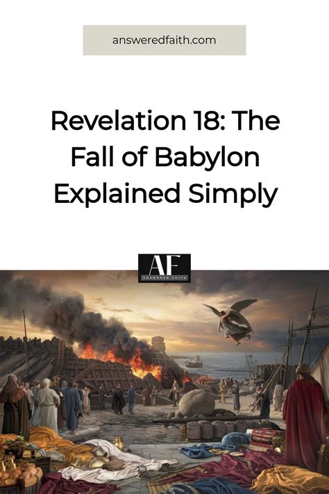 how did babylon fall|who is babylon in revelation 18.